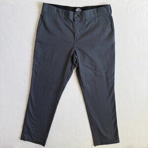 Dickies Flex Skateboarding Pants Regular Straight Gray Work Slacks Size 36x31
